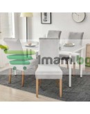 Калъф за стол универсален сив кадифе